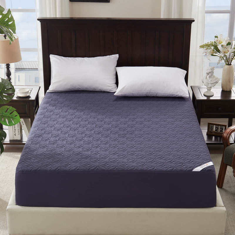 BEDLORE® Noiseless Waterproof Mattress Protector, Hypoallergenic Quilted Washable Mattress Cover, Breathable Mattress Pad with 6-18'' Deep Pocket