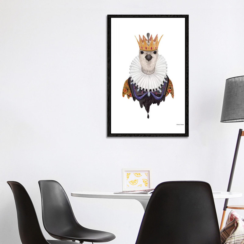 Quail Queen by Rachel Nieman - Gallery-Wrapped Canvas Giclée, 101.6 cm H x 66.04 cm W, Black Framed