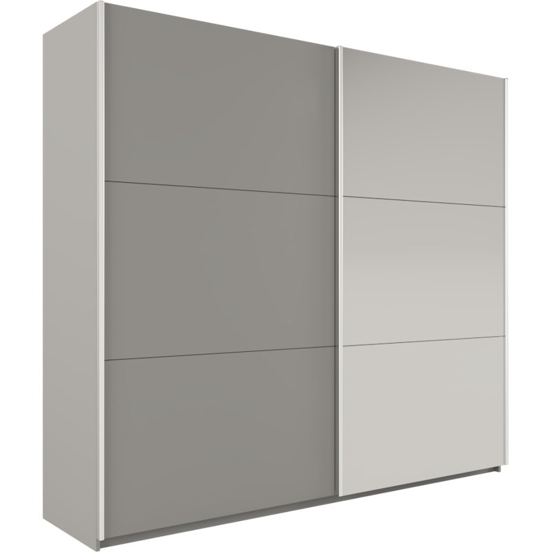 Manufactured Wood Wardrobe, Platinum