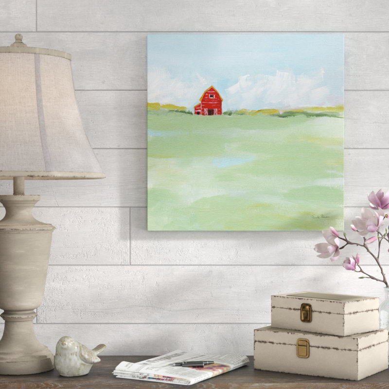 Country Feel by Farida Zaman - Wrapped Canvas Painting, 51cm H x 51cm W