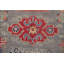 Tapis oriental gris à motif géométrique Kazak