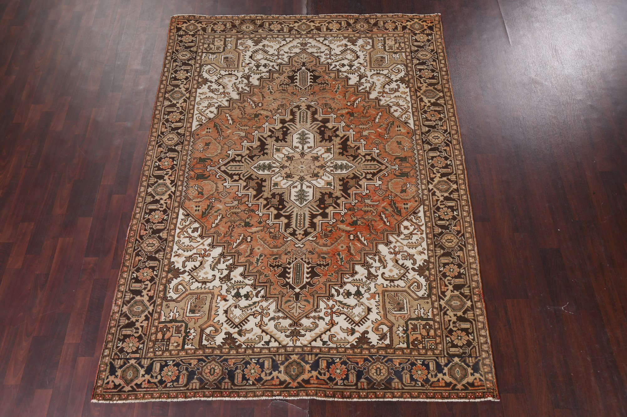 Bloomsbury Market Geometric Wool Area Rug 7x9 | Wayfair