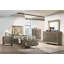 Modern Glam Nightstand with 2 Drawers, Dark Champagne Finish, and Acrylic Legs for Elegant Bedroom Storage