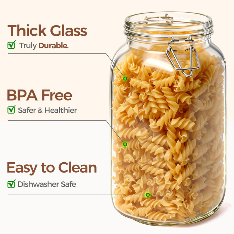 Glass Jar - Set of 3