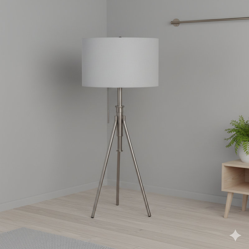32-37"H Adjustable Tripod Table Lamp