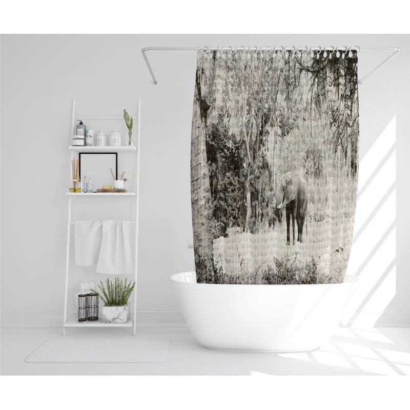 Brookton Polyester Shower Curtain Set