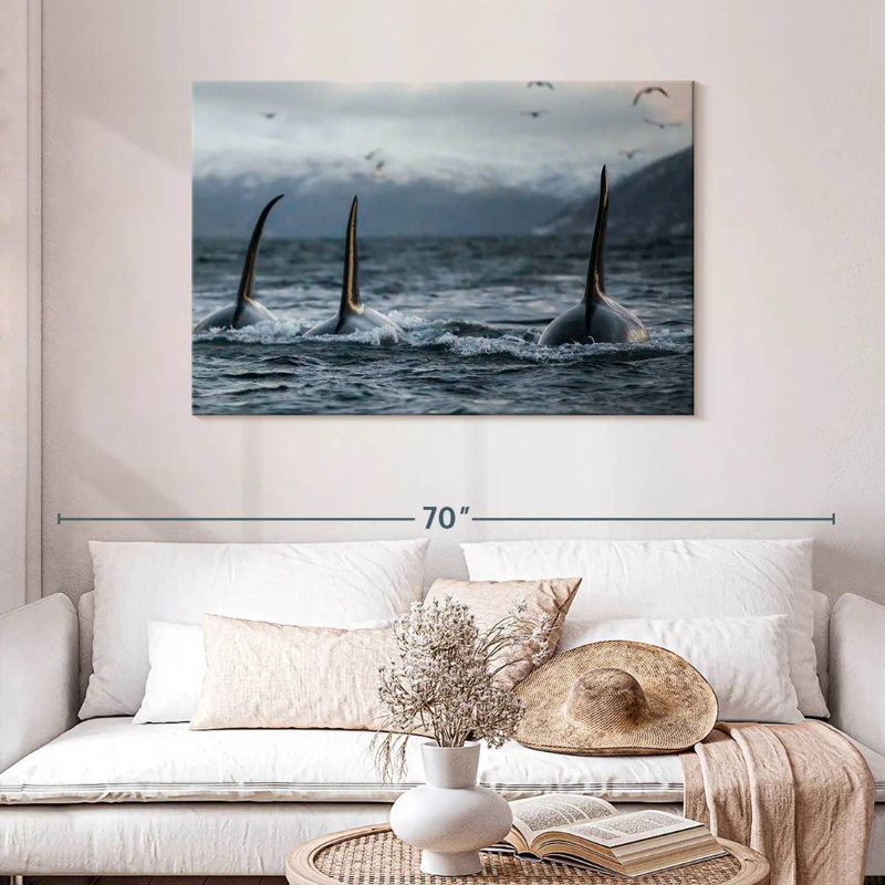 Brampt Norvège Orca Trio, H 30 po x l 45 po