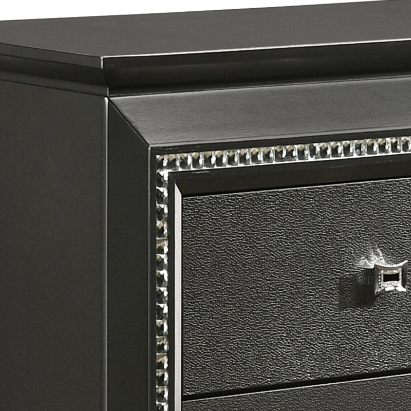 Table de chevet 2 gris