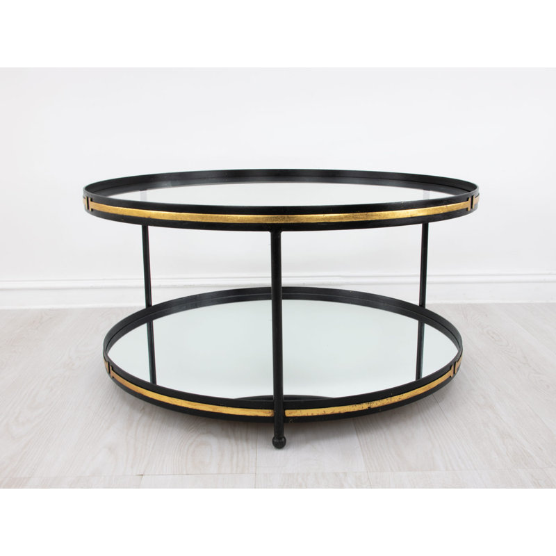 Tiffany Coffee Table, Black/Gold