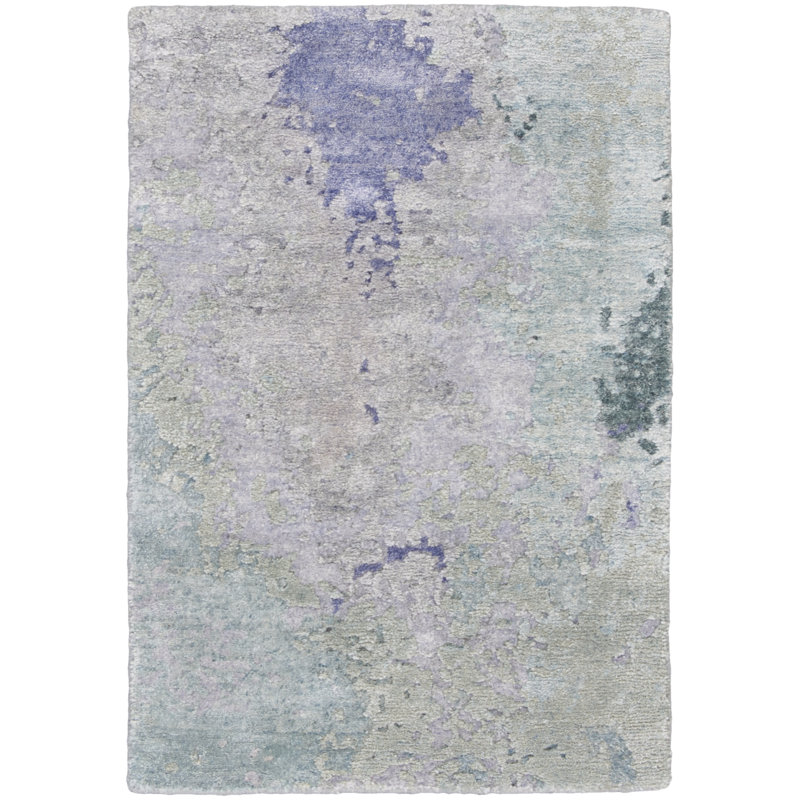 Nourison Tinita 2' x 3' Blue Green Modern Indoor Rug, Rectangle 2' x 3'
