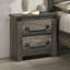 Table de chevet 1 pièce Rustic Grey