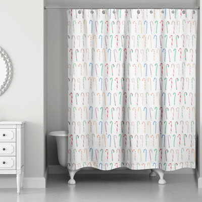 Boyter Abstract Single Shower Curtain