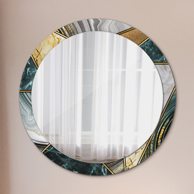 Huldar Glass Flat Wall Mirror