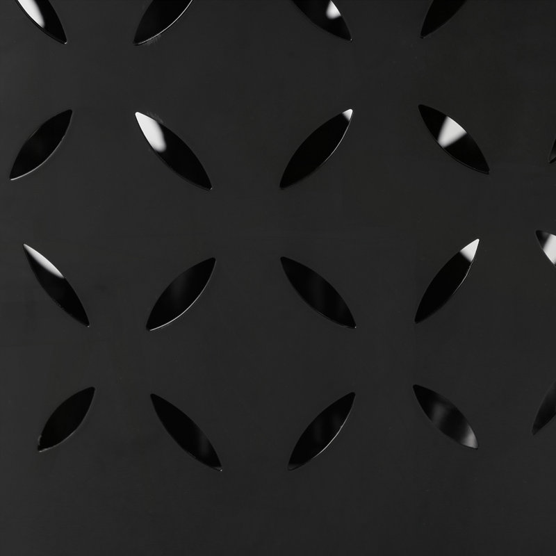 Table de bout cylindrique, Noir