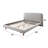 Cleo King Bed, Gray Boucle-1875451417