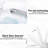 Smart Toilet With Night , Heated Seat, Self-Cleaning Nozzle, Off Flush, Soft Close, Auto Flush Ceramic Blackout Remote Control,