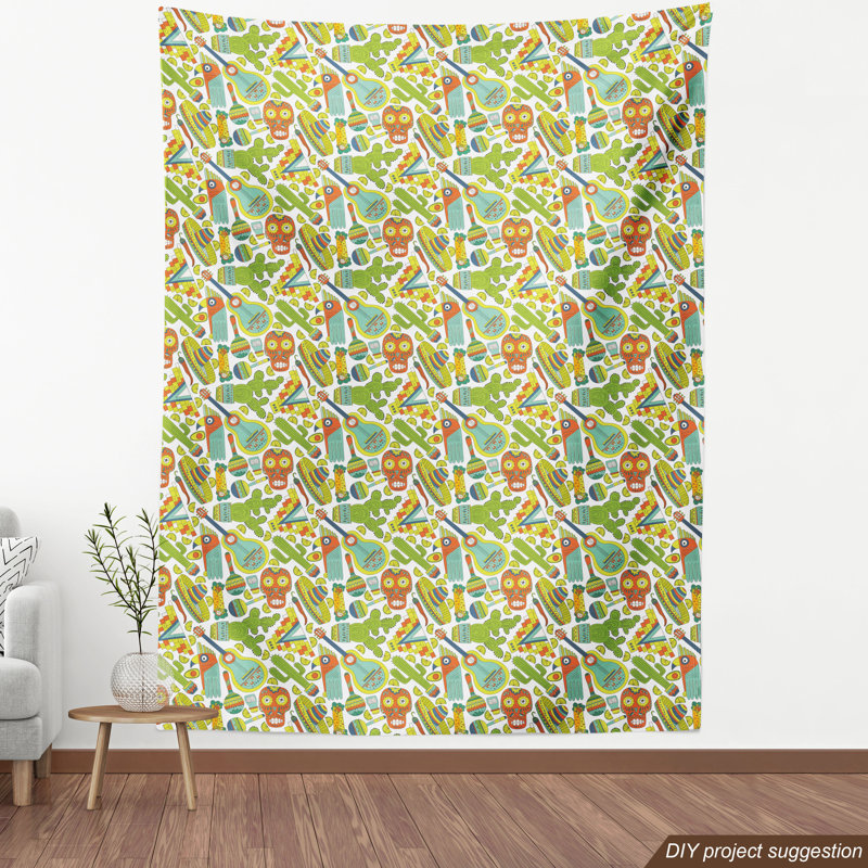 Tissu mexicain, l 58 po x L 72 po
