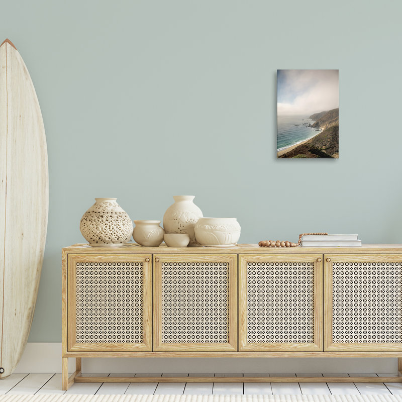 Art sur toile, "Wild Beach Coast" par Crystal Lynn Collins, H 24 po x l 16 po