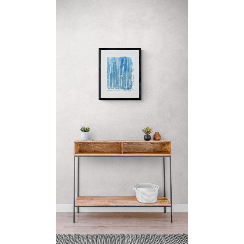 Up And Down Blues Print by Mark Lembo, 20" H x 16" W, Black Framed Paper