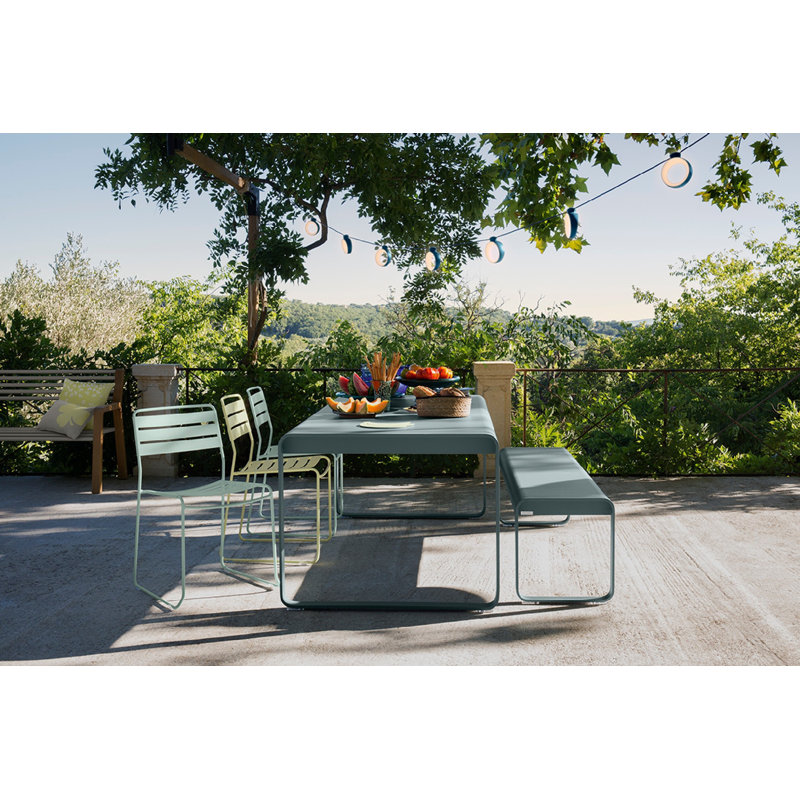 Bellevie Outdoor Dining Bench, Anthracite