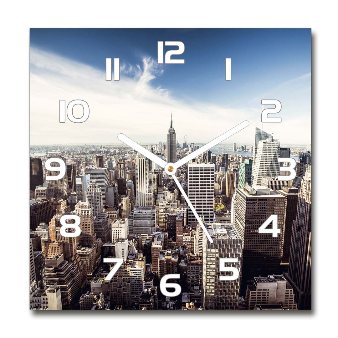 Analoge Wanduhr Journiee New York 60 cm Geräuschlos