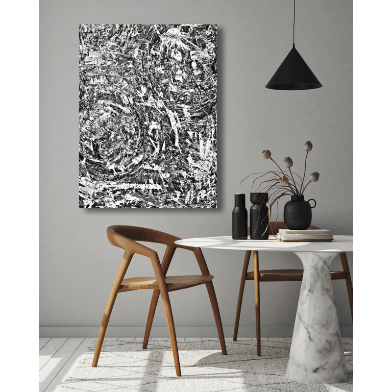 BLACK TEA BLACK TEA - Unframed Print on Canvas, 24" H x 20" W x 1" D, Wrapped Canvas
