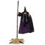 Plastic and Iron Freestanding Halloween Witches Animatronic Outdoor Decoration