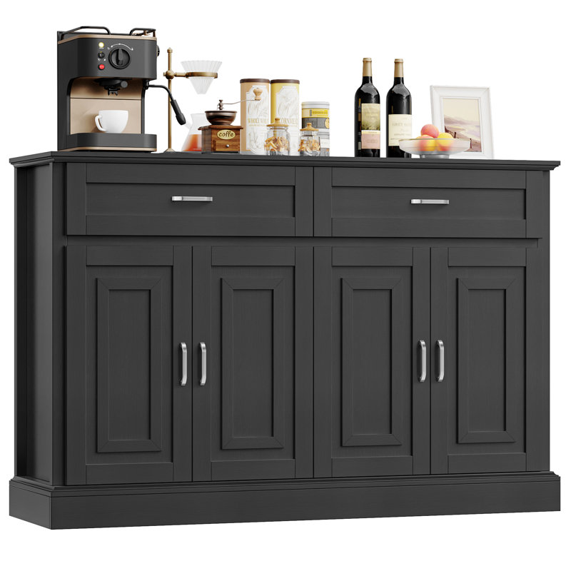 Buffet 55,1 po Gaume, Noir, noir, noir, noir