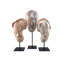 Ceramic 3 Piece Glazed Masks Bust Set