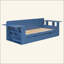 Lit de jour avec bureau amovible, tiroirs de rangement et table d'appoint hydraulique-168058201-168058534