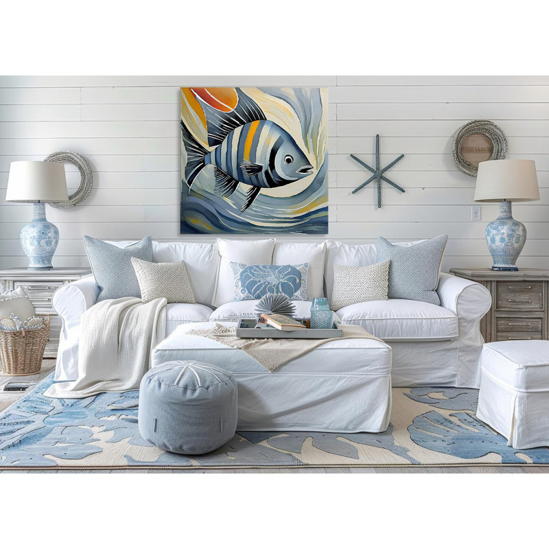 Open Waters, 54" H x 54" W