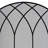 Londrea 3 Panel Steel Fireplace Screen