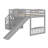 Loft Bed With Stairway And Slide-1192499540