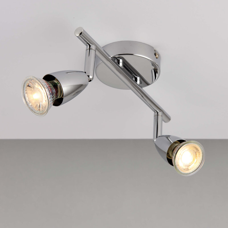 Eichler Flush Mount, Chrome Effect Plate