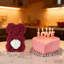 Jour de l'ours en plaques Ours rose-656319228