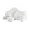 Trellis 16-Piece Lightweight Chip-Resistant Bone China Dinnerware Set, Service for 4