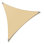 Amgo personnalisable Triangle Super Ring Sun Shade Sail 260 g / m² robuste