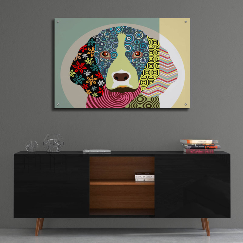 «Beagle Dog III» par Lanre Adefioyue, H 24 po x l 36 po x P 0,2 po