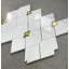 Carrelage mural 3 po x 3,5 po en marbre blanc Thassos