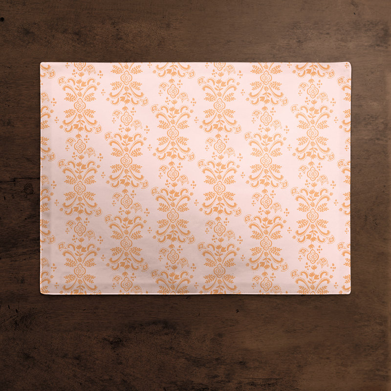 Napperon Floral, Orange