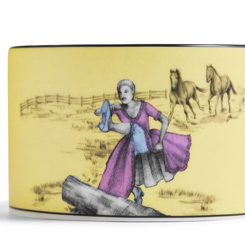 Wedgwood Sheila Bridges Horses Teacup & Saucer 7.4oz