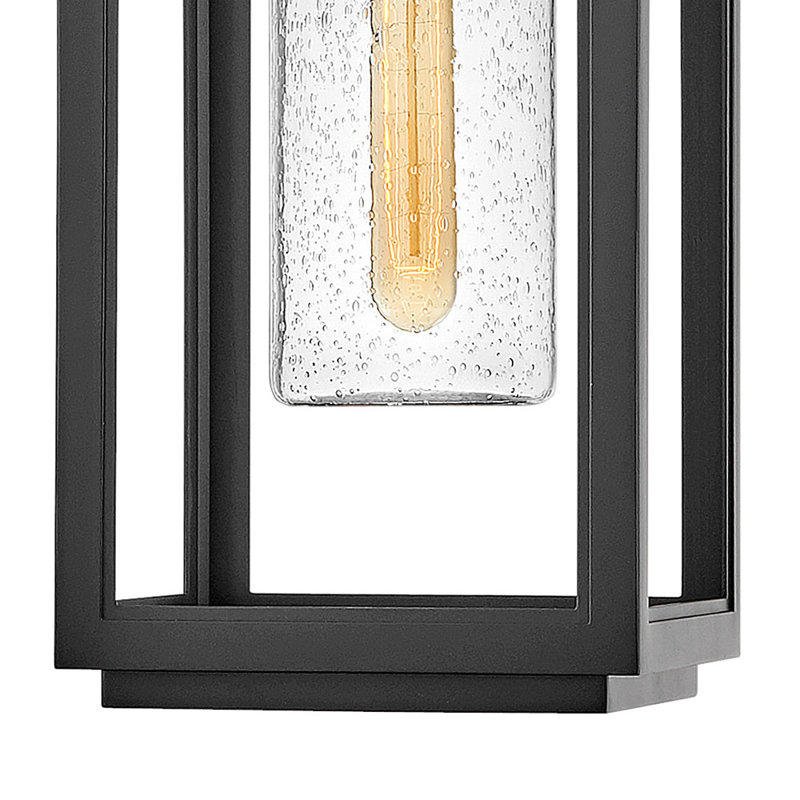 Atwater 1-Light Outdoor Hanging lantern, Black