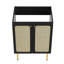 Meuble-lavabo simple 24,5 po avec plateau en bois Modway-93811910-93811909