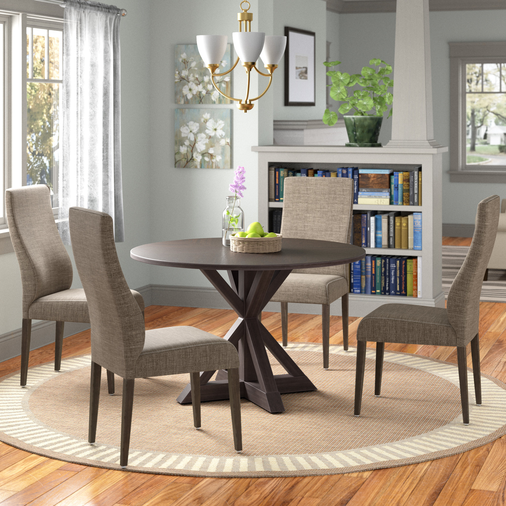 Gracie Oaks 5 Piece Dining Set & Reviews | Wayfair