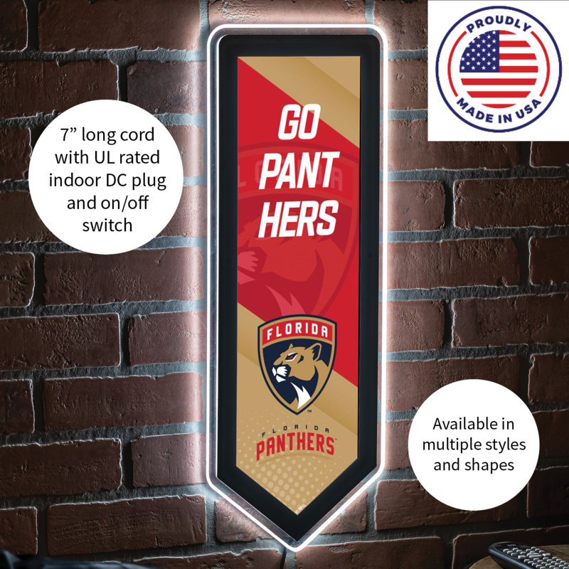 Enseigne murale NHL Team Pennant, Panthers de la Floride