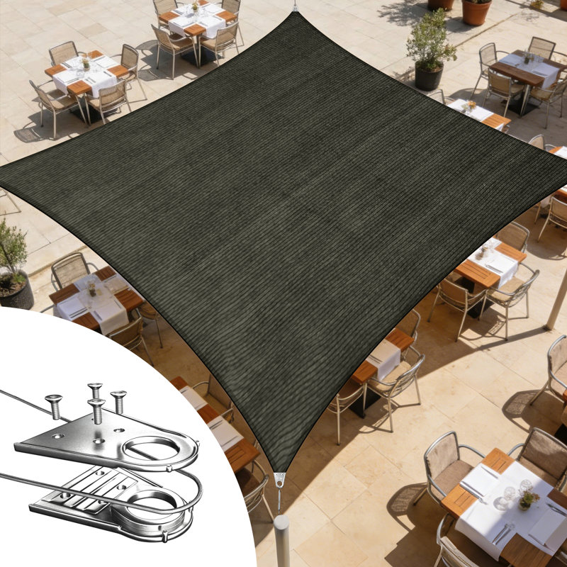 Voile avec corde Royal Super, 240 po x 192 po, Noir
