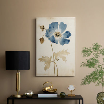 FLORAL Series XXXIII - Toile tendue avec châssis Premium - Prêt à être accroché