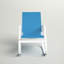 Chaise berçante d'extérieur en métal -94541194