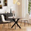 Ensemble de table de salle à manger 36 po avec chaises en velours-1810328227-1795274775-1810328226