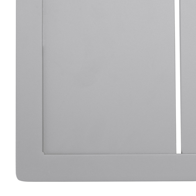 Ensemble de salle à manger rectangulaire pour 8 personnes 105 "avec coussins Sunbrella Santrez, Gris